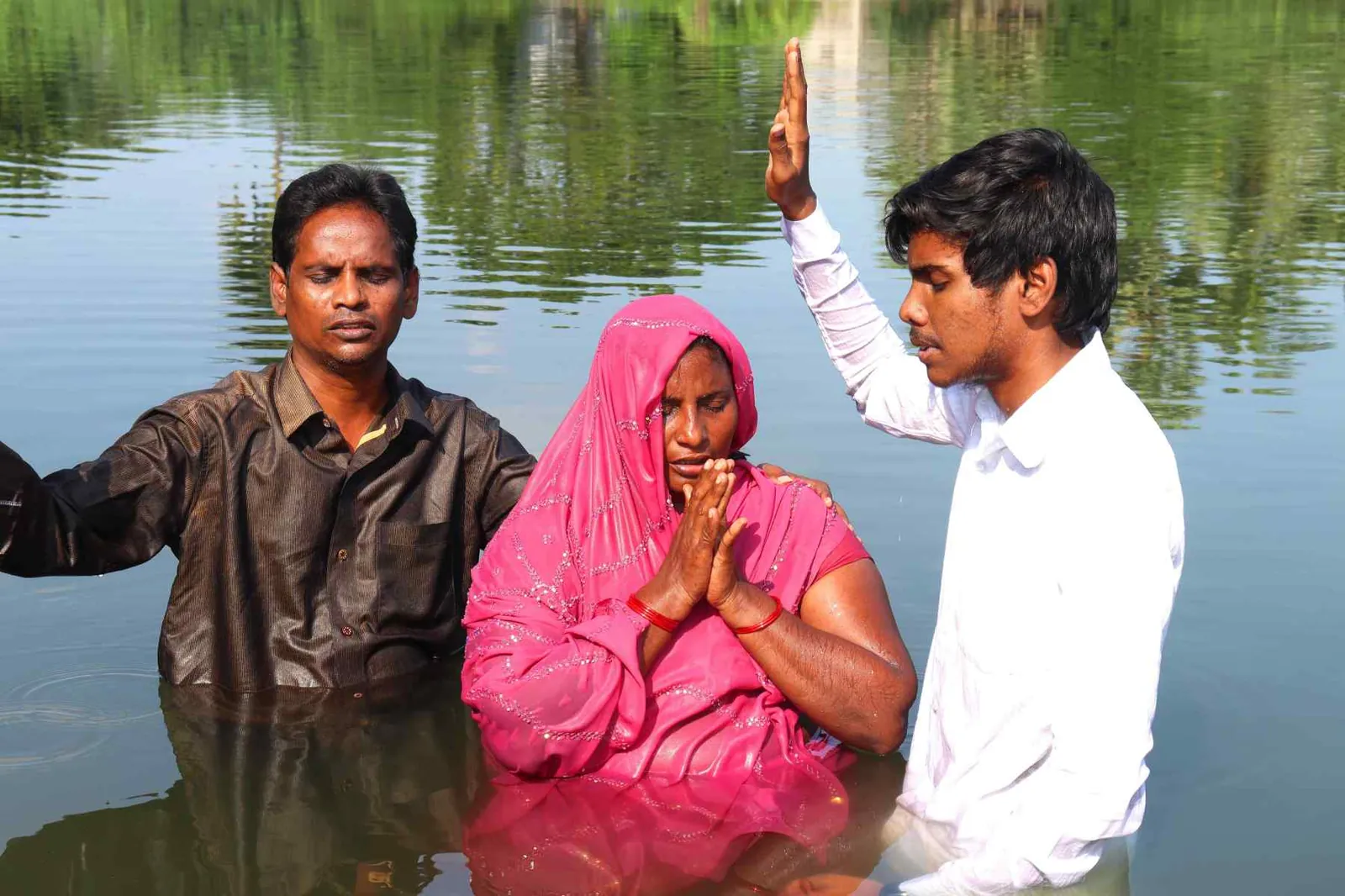 Community members benefiting from ministry support and outreach programs